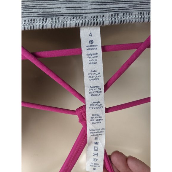 LULULEMON Gray Pink Tank Top S 4 halter strappy - Picture 3 of 4